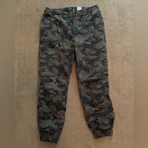 Men’s Camo Canvas Joggers
